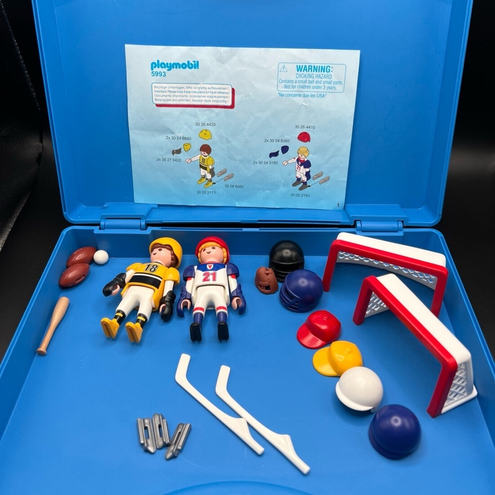 Playmobil 5993 Take Along Sports and Action 3 in 1 Incomplete